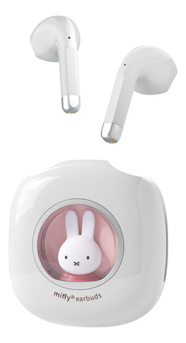 Auriculares Inalámbricos Miffy Bluetooth Rosa IPX5 Imperme