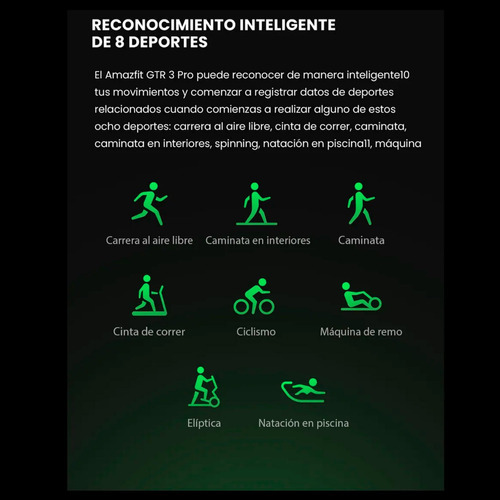 Reloj Inteligente Amazfit Gtr 3 Pro Smartwatch 1.39´´ Gps Color De La Caja Negro - Imagen 7