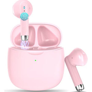 Auriculares Inalámbricos Rosa, Bluetooth 5.3, IP-X7, 32H R