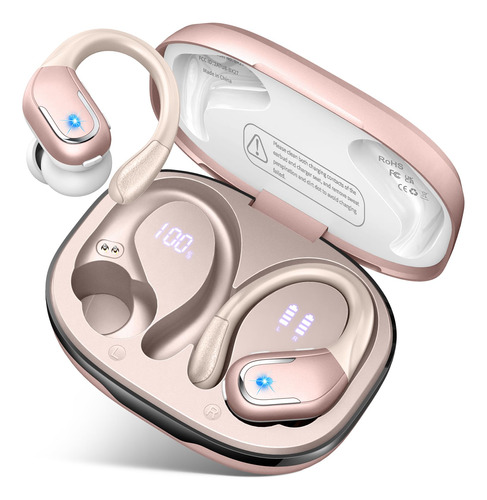 Auriculares Inalámbricos Deportivos 75H, IP7, ENC, 3D Bass