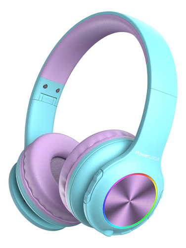 Auriculares Bluetooth PowerLocus PLED para Niños - LED, Vo