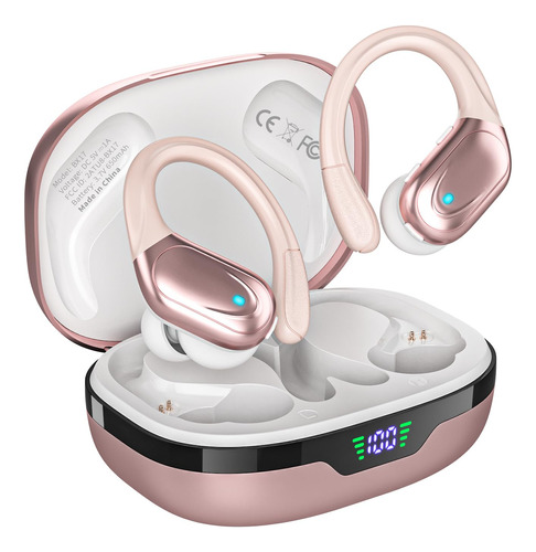 Auriculares Inalámbricos Bluetooth, 80hrs, IPX7, ENC, Depo