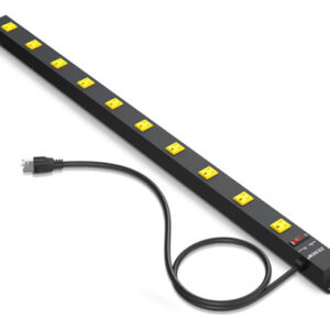 Regleta ZESEN 10 Tomas, Protector Sobretensión, Negro, 4ft