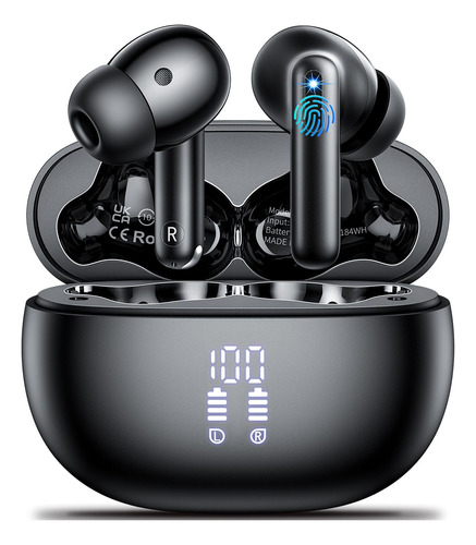 Auriculares Inalámbricos Bluetooth 5.3 HiFi, 4 Mic ENC, Es