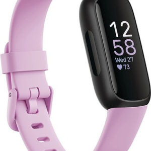 Monitor De Actividad Física Smartband Fitbit Inspire 3, Lilac Bliss, Color Lila, Diseño De Pulsera, Lila