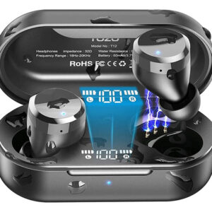 Tozo T12 2022 Auriculares Inalámbricos Bluetooth 5.3 Auricul