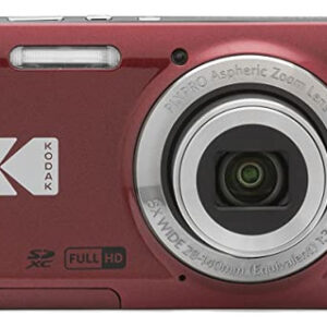 Cámara Digital KODAK PIXPRO FZ55-RD Roja 16MP Zoom Óptico