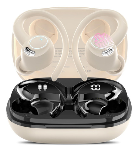 2024 Auriculares Deportivos Bluetooth 5.3, Graves Profundos