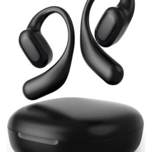 LeMuna Auriculares Abiertos Bluetooth 5.3 Inalámbricos Neg
