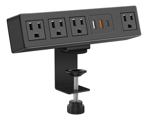 CCCEI Regleta de Escritorio con USB-A/C, Protección 1200J,