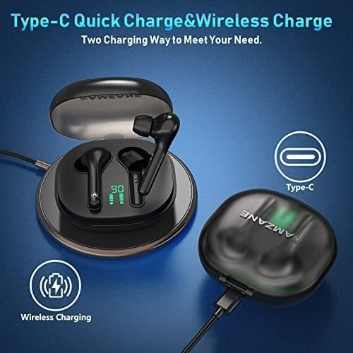 Auriculares Inalámbricos Auriculares Bluetooth Con Estuche D - Imagen 3