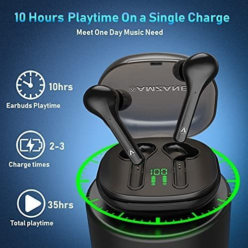 Auriculares Inalámbricos Auriculares Bluetooth Con Estuche D - Imagen 4