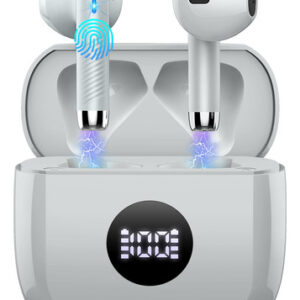 Auriculares Bluetooth 5.3, Earbuds Inalámbricos Negro, Est