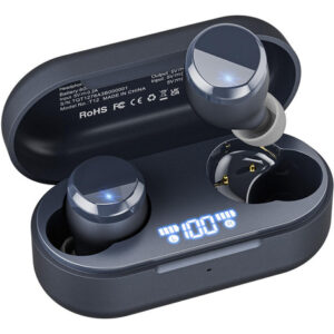 TOZO T12 Auriculares Inalámbricos Azules Bluetooth 5.3 ENC