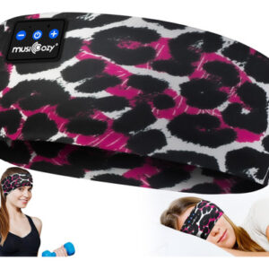 MUSICOZY Auriculares para Dormir, Bluetooth 5.2, Negro
