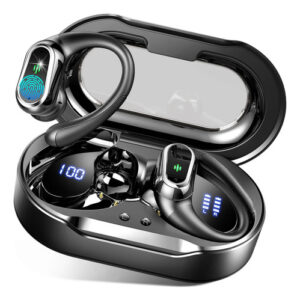 Rolosar Auriculares Bluetooth 5.3 Verdes, Deportivos IP7