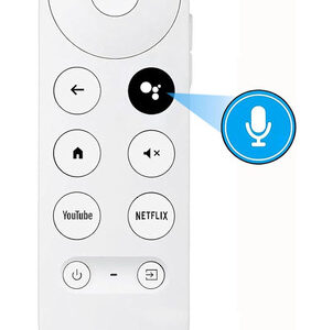 Mando a Distancia Voice Remote para Google Chromecast 4K Ni