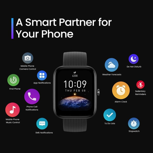 Amazfit Bip 3 Pro Negro Gps 61 Modos Deportivos - Imagen 8