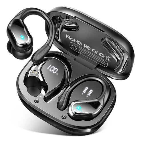 Auriculares Inalámbricos Deportivos Ltinist Negros Bluetoo