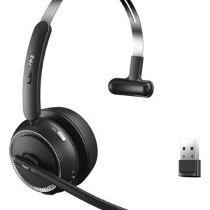 Auriculares Inalámbricos LEVN con Micrófono, Negro, 65Hrs