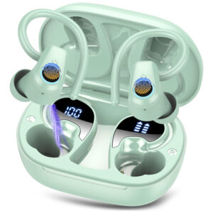 Auriculares Inalámbricos 2024 Bluetooth 5.3 Verdes Sport 5