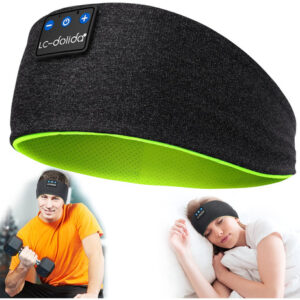 LC-dolida Cinta Bluetooth Auriculares para Dormir Negro