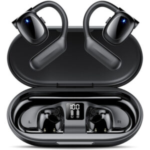 Auriculares Open Ear True, Bluetooth 5.3, LED, 75H, Imperme