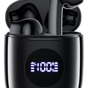 Auriculares Inalámbricos Bluetooth 5.3 Negros 78Hrs LED Im
