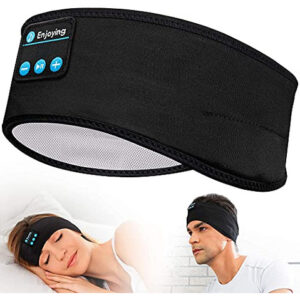 Navly Diadema Auriculares Bluetooth Negro - Sueño, Deporte