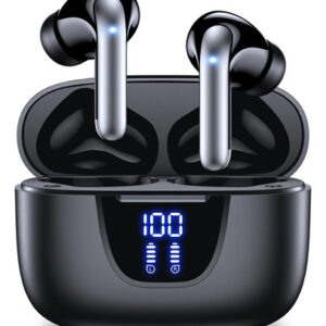 Auriculares Inalámbricos Pasonomi Negros 76Hrs Impermeable