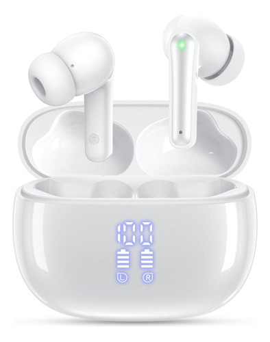 YAQ Auriculares Inalámbricos Bluetooth, IPX5, 40H Reproduc