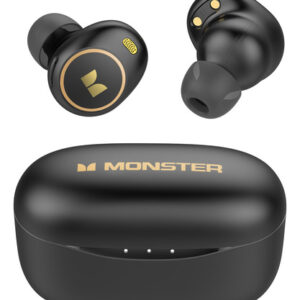 Monster AirLinks 300 Auriculares Inalámbricos Negro Dorado