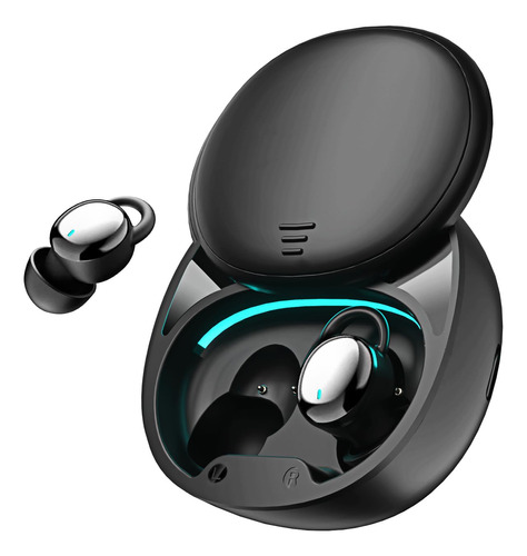 Auriculares Ertuly Sleep para Dormir, Negros, LED, Inalámb