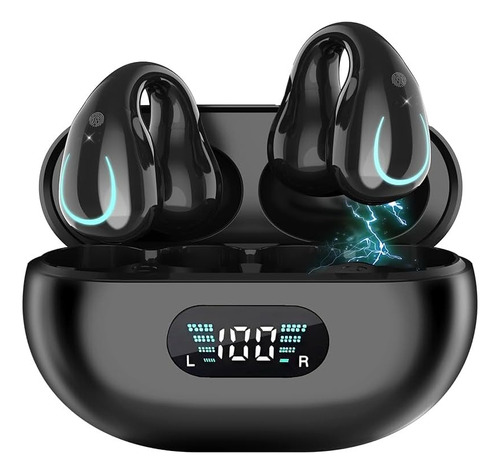 Auriculares NNOOSS Conductores Óseos Bluetooth Negros 40h