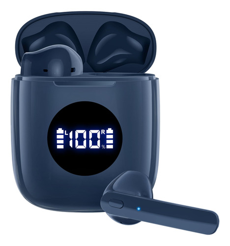 Auriculares Inalámbricos CAPOXO Bluetooth 5.3 Negros 60H N