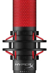 Micrófono Hyperx Quadcast Condensador Bidireccional Color Negro