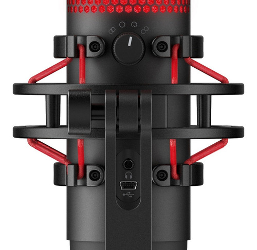 Micrófono Hyperx Quadcast Condensador Bidireccional Color Negro - Imagen 7