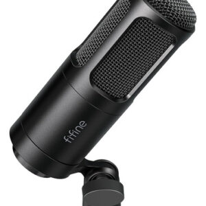 Micrófono Dinámico Fifine Xlr, Micrófono De Podcast Vocal W