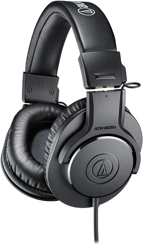 Auriculares Audio-technica Ath-m20x, Color Negro