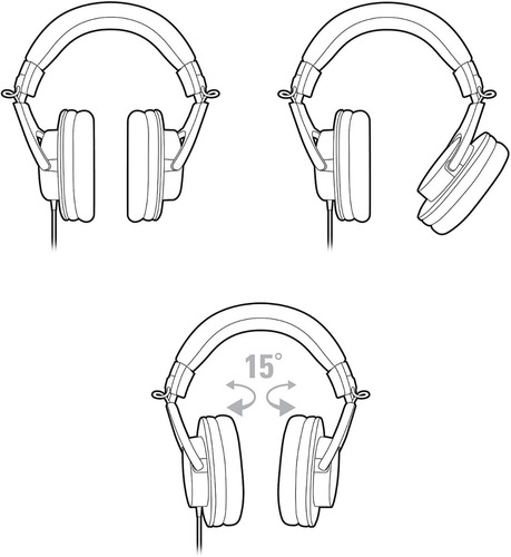 Auriculares Audio-technica Ath-m20x, Color Negro - Imagen 9