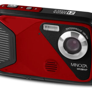 Minolta Mn30wp 21 Mp / P Hd Cámara Digital Impermeable Ro. Color Rojo