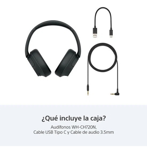 Audífonos Inalámbricos Con Noise Cancelling Wh-ch720n Color Blanco - Imagen 3