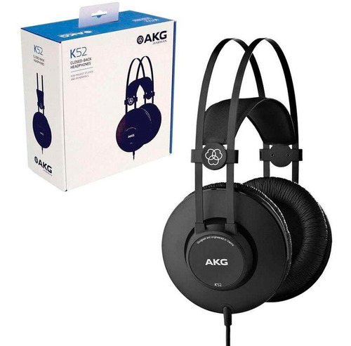 Audífonos Akg Blackshark K52 Abz Matte Black Con Luz Azul - Imagen 5