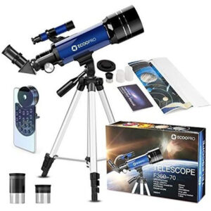 Telescopio Refractor Astronómico Ecoopro 70 Mm Con