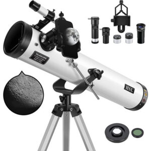 Hsl Telescopio Reflector, Apertura De 2.992 In, 27.559 In D