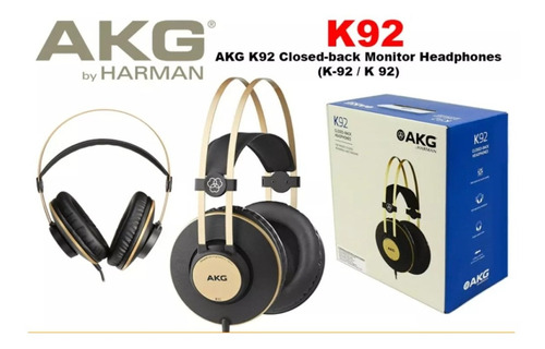 Audífonos Akg K92 Matte Black - Imagen 12