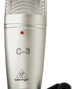 Micrófono Behringer C-3 Condensador Cardioide Color Plateado