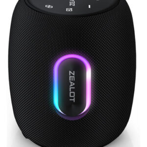 Zealot Altavoces Bluetooth, 360° Surround 75w Portátiles . Color Negro
