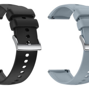 Popglory Correas De Reloj Inteligente, 0.866 In, P66 P95, C. Color Negro/gris