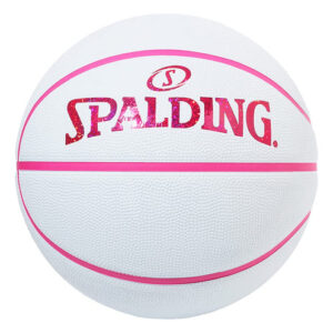Spalding 84-535j Basketball Hologram White X Pink No. 6 Bal